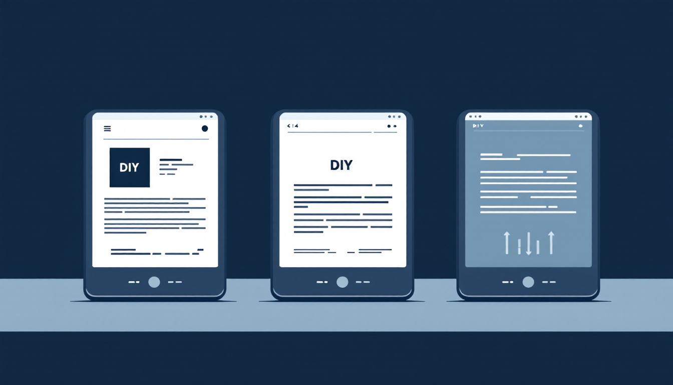 Three Kindle e-ink devices showing different dashboard screens side by side