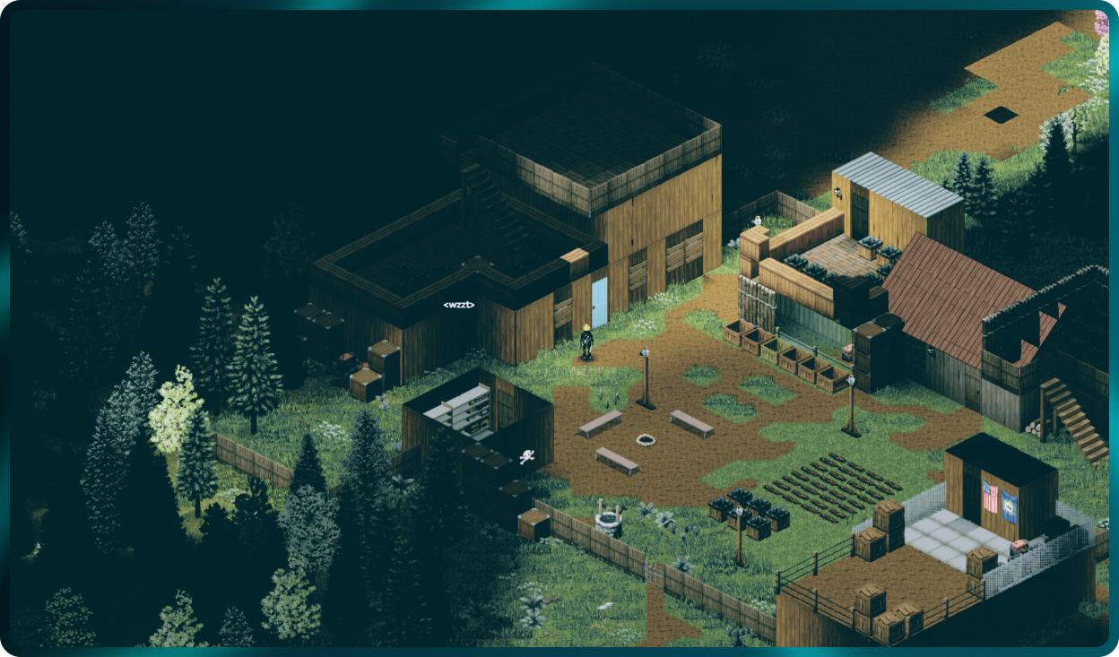 Project Zomboid server running on a mini PC